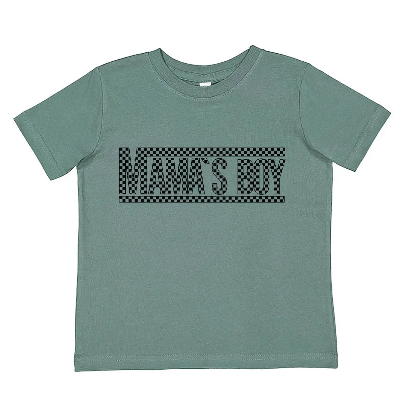 Checkered Mama's Boy Tee - Holland Ave