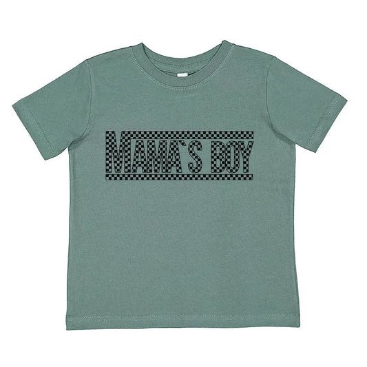Checkered Mama's Boy Tee - Holland Ave