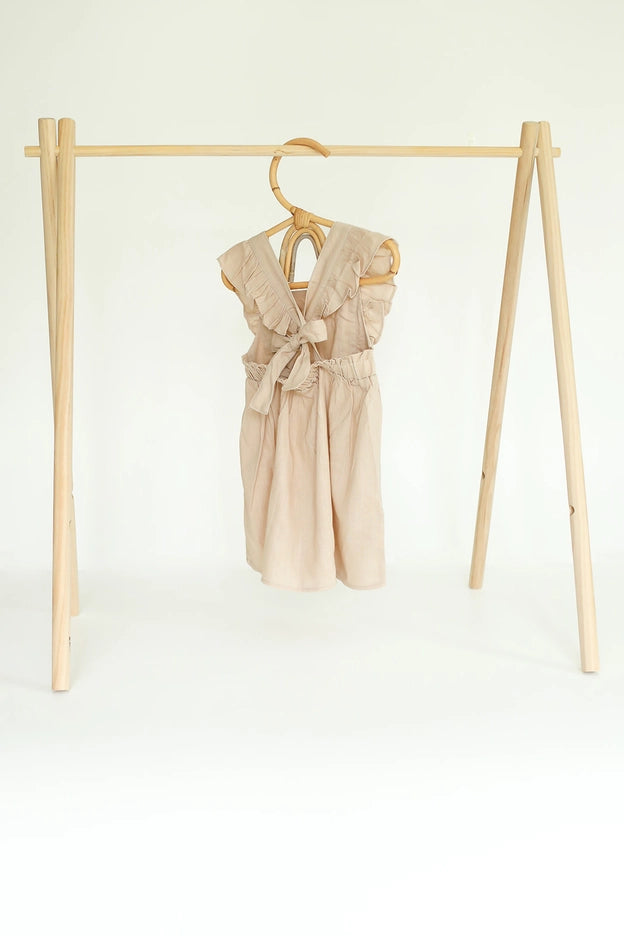 Khaki Linen Dress