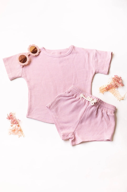 Pink Waffle Set